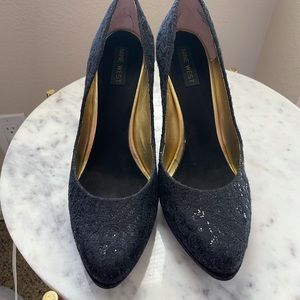 Nine West Black Heels size 9